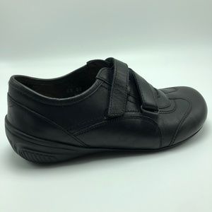 Womens Birkenstock Footprints Blk ZStrap EUR37 US7